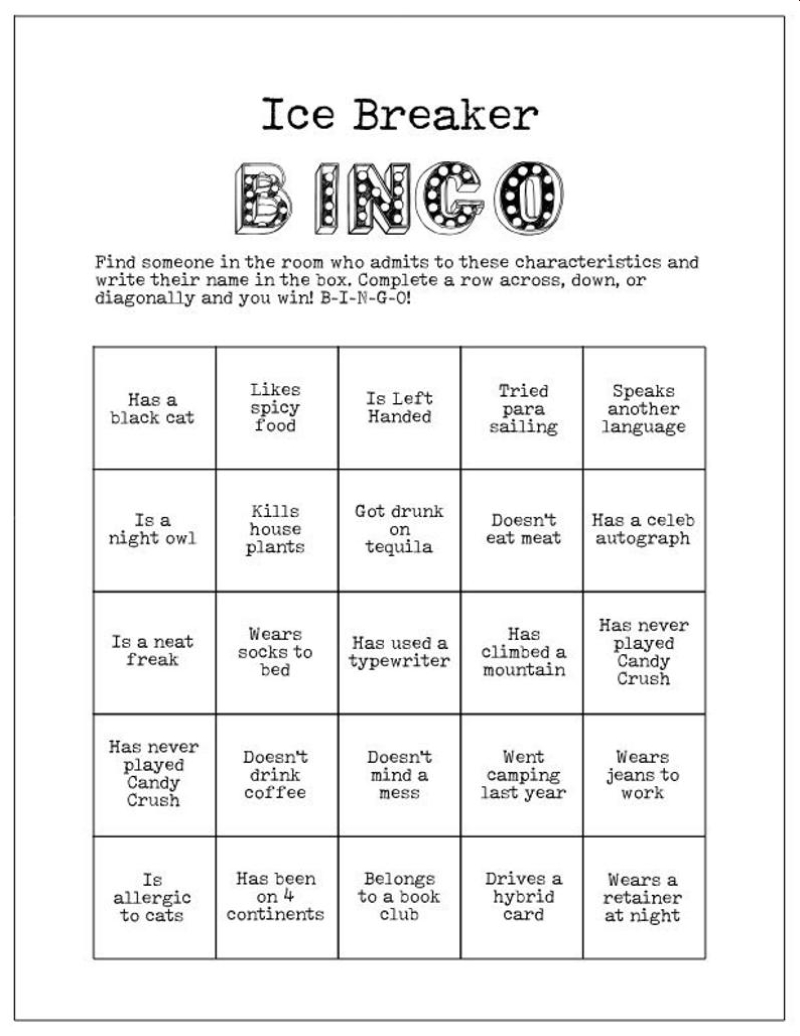 Bingo other to know get each Getting to